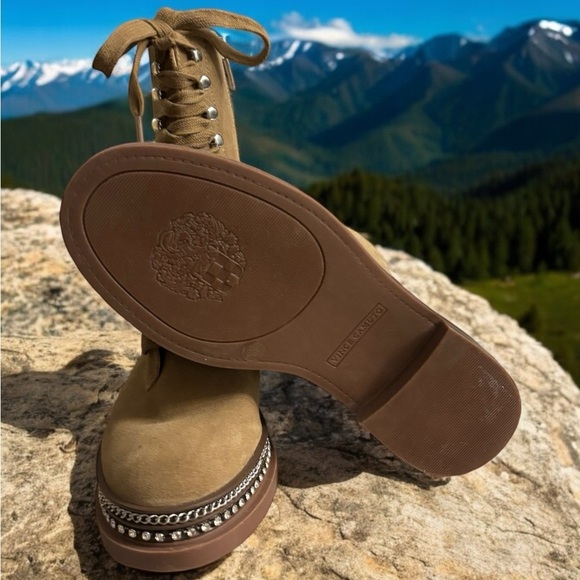 Vince Camuto Women’s Branda Lace Up Suede Leather Boot. Size 7. Like New. - Picture 6 of 7